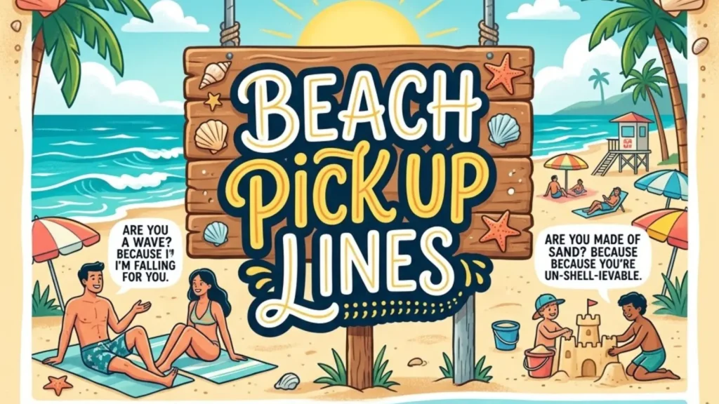 beach pick up lines