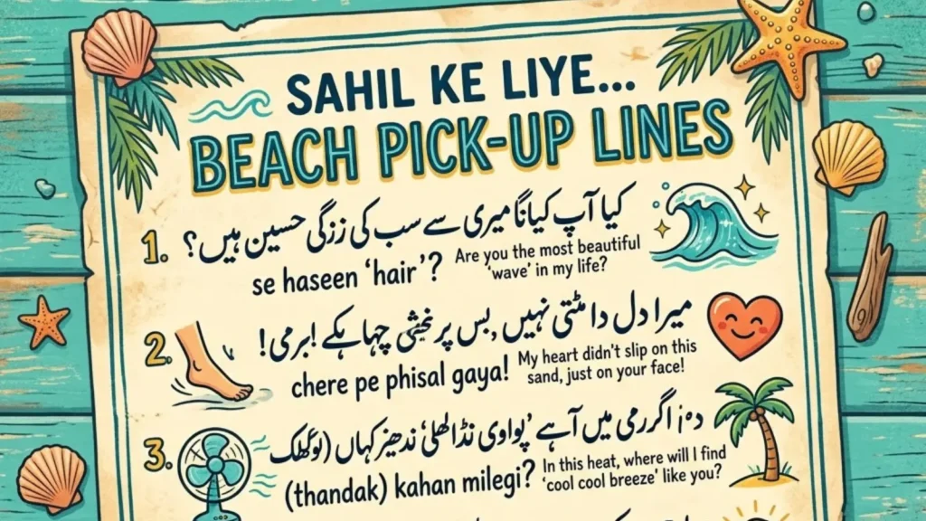 beach pick up lines